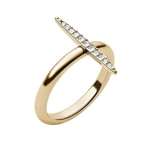 MICHAEL KORS Matchstick  Pave Ring sz 7